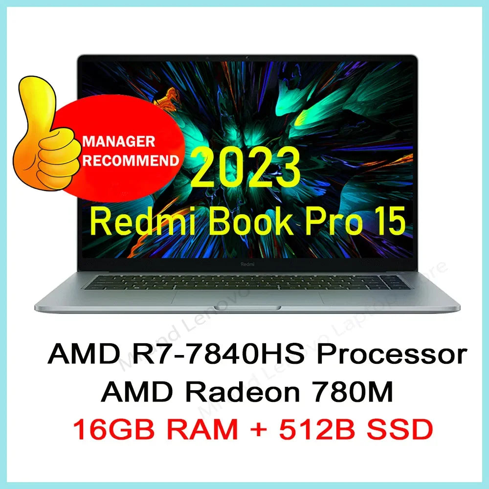 2023 New Xiaomi RedmiBook Pro 15 Ryzen Edition