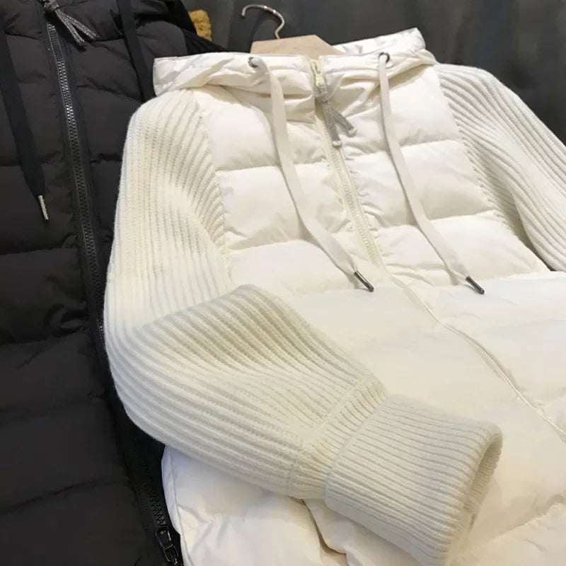 New 2023 Fashion Winter Jacket Women Parkas Hooded