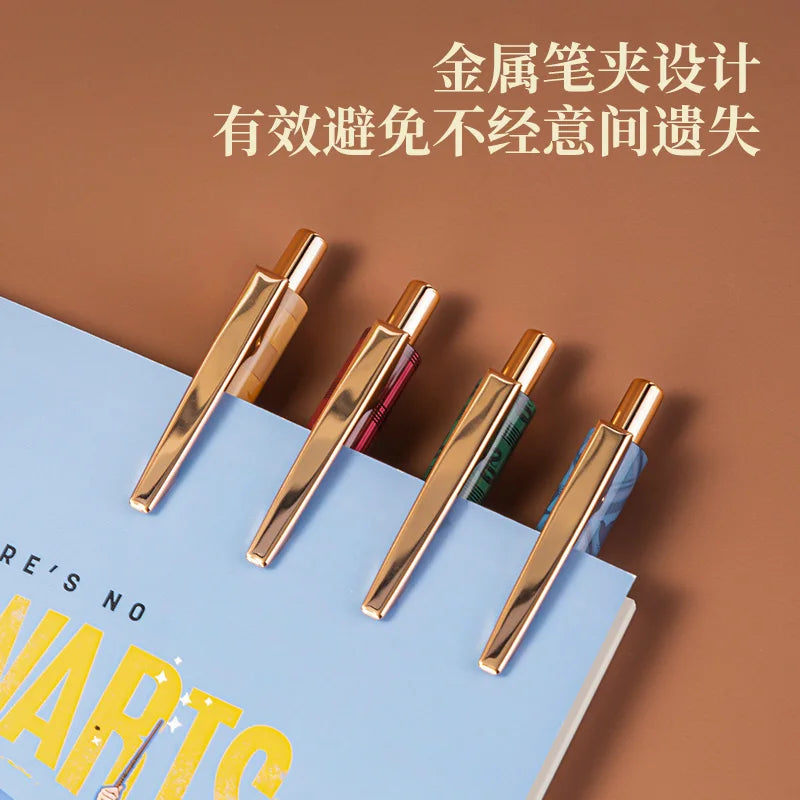 Deli 4pcs 0.5mm Black Ink Harry Potter Gel
