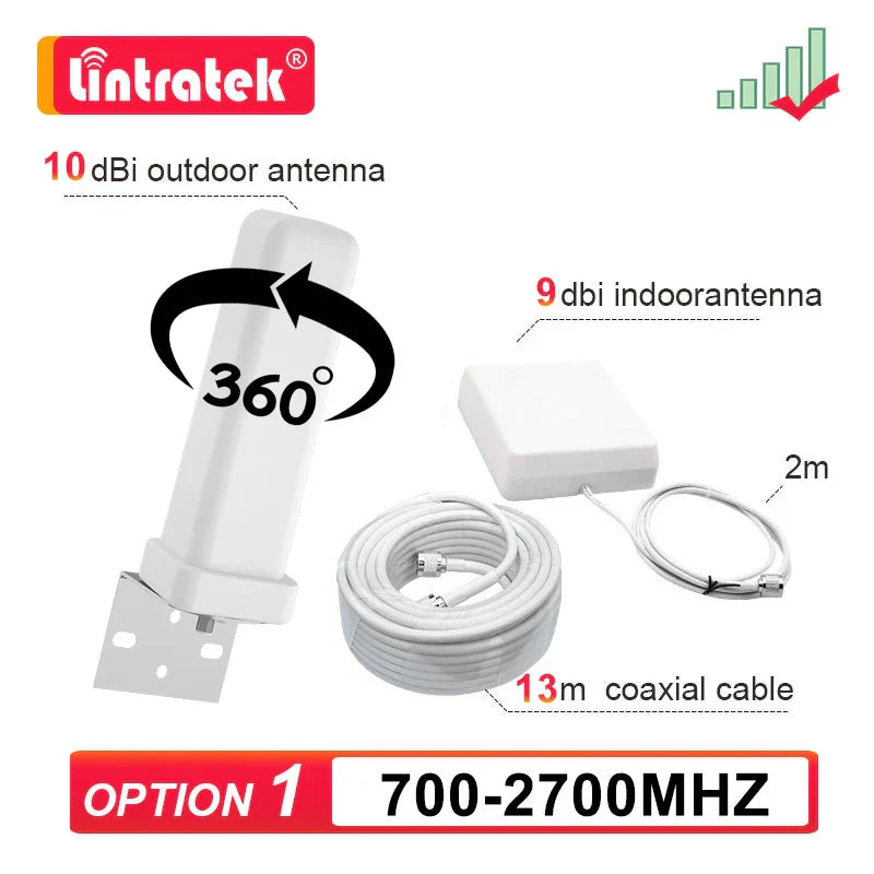 2G/3G/4G LTE GSM 360° Antenna Kit for Cell Signal Booster