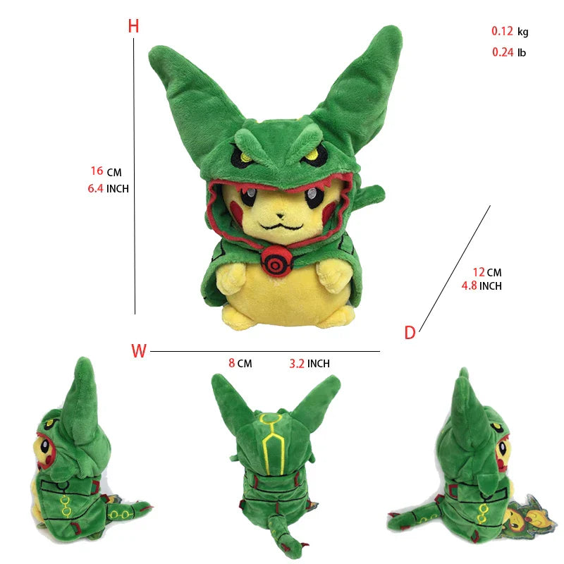 Pokemon Pikachu Cosplay Toys Charizard Snorlax Garchomp Tyranitar