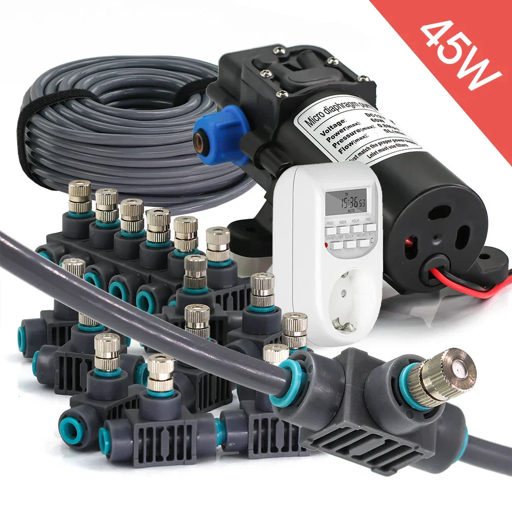 0.5MM Adjustable Spray Nozzle Automatic Irrigation Equipment 45W