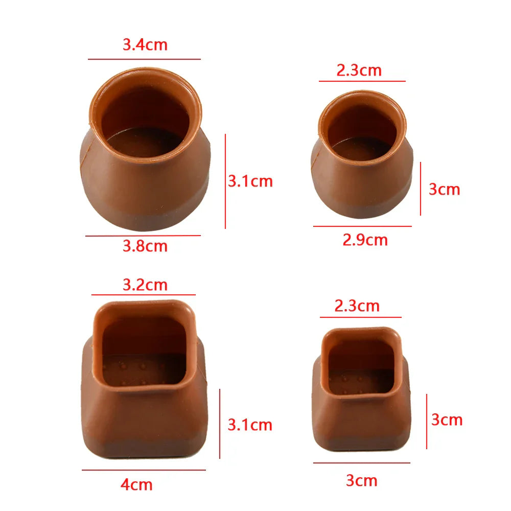 16 Pcs/lot Silicone Chair Table Foot Cover Protector