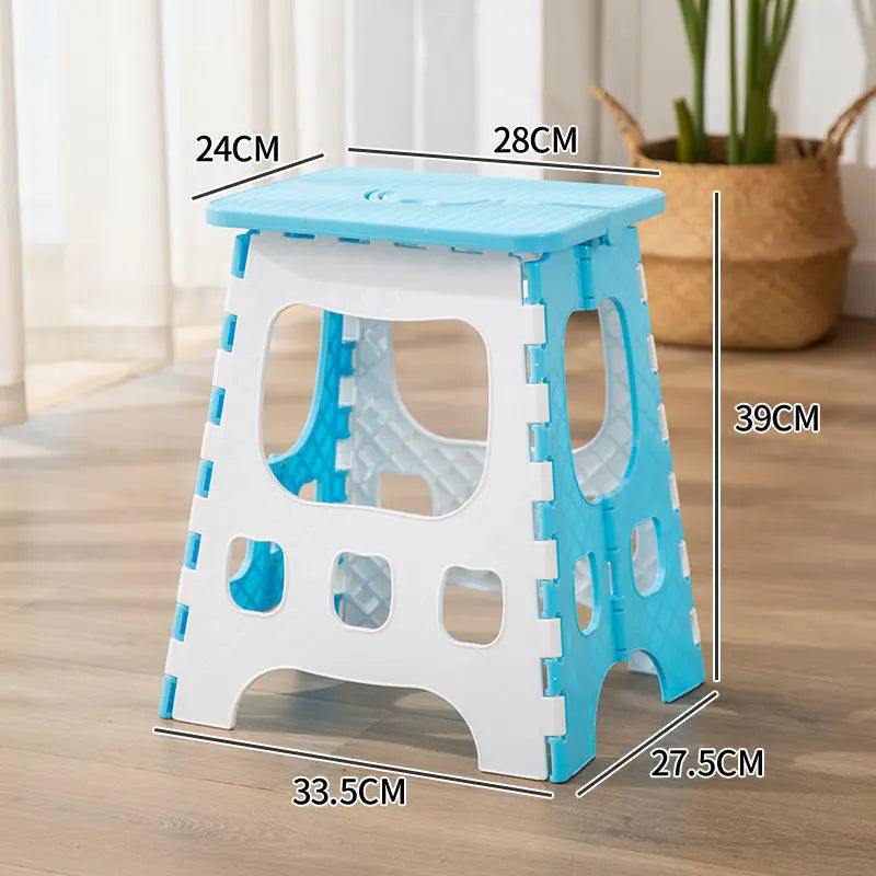 Thickened Plastic Folding Furniture Stool Portable Mini Outdoor