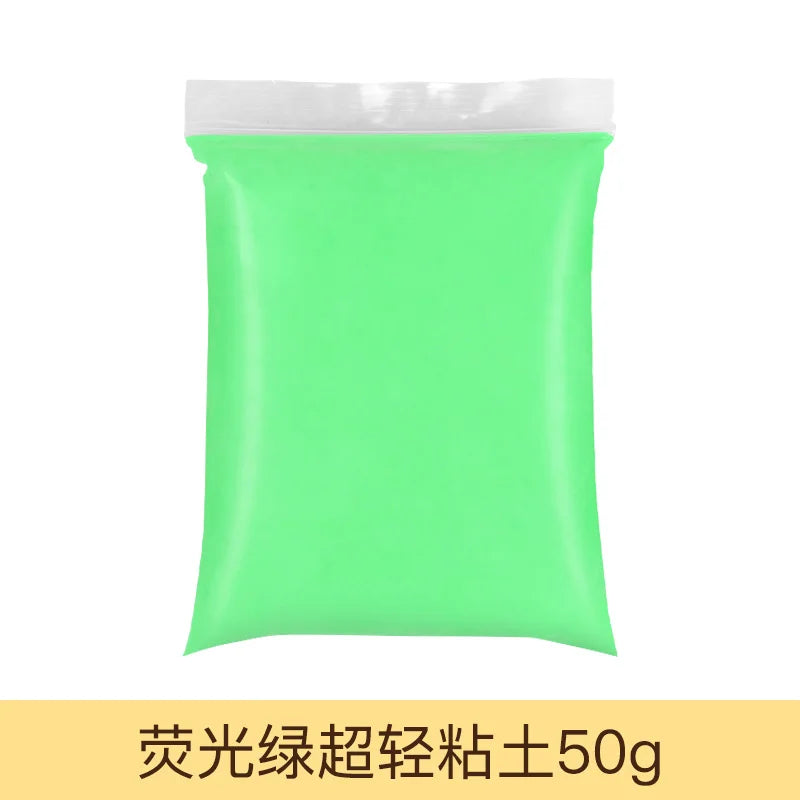 50g/bag Air Dry Plasticine Modeling Clay Slime DIY