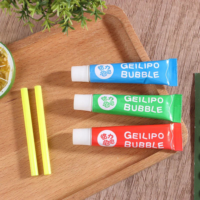 1Set Nostalgic Toys Magic Bubble Glue Blowing Ball