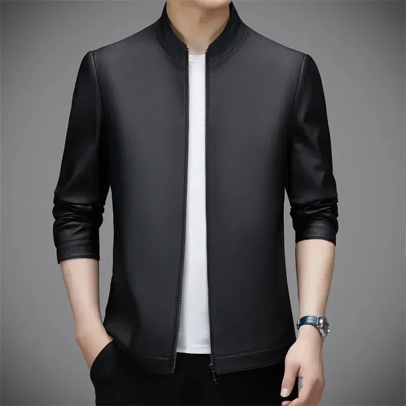 Spring and Autumn New Genuine Leather Clothes Men's