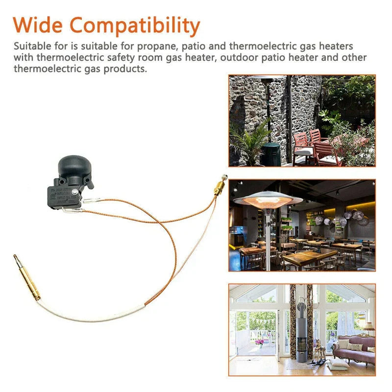 Thermocouple And Tilt Switch For Patio Heater Dump