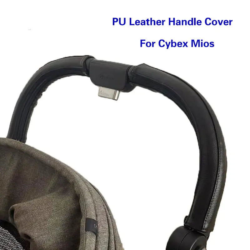 Stroller PU Leather Handle Covers Fit Cybex Mios