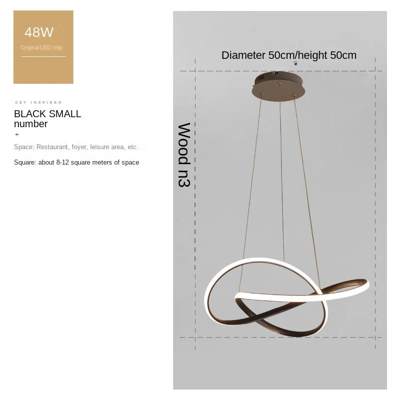 Dining Room Lamp Personality Creativity Clover Restaurant Pendant