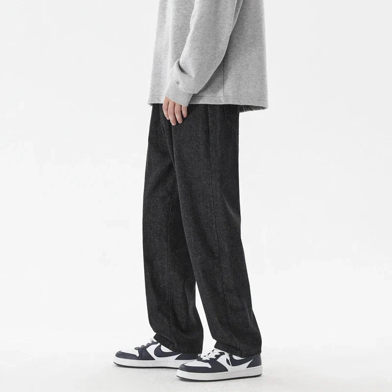 2023 New Korean Fashion Men's Casual Ankle-Length Jeans