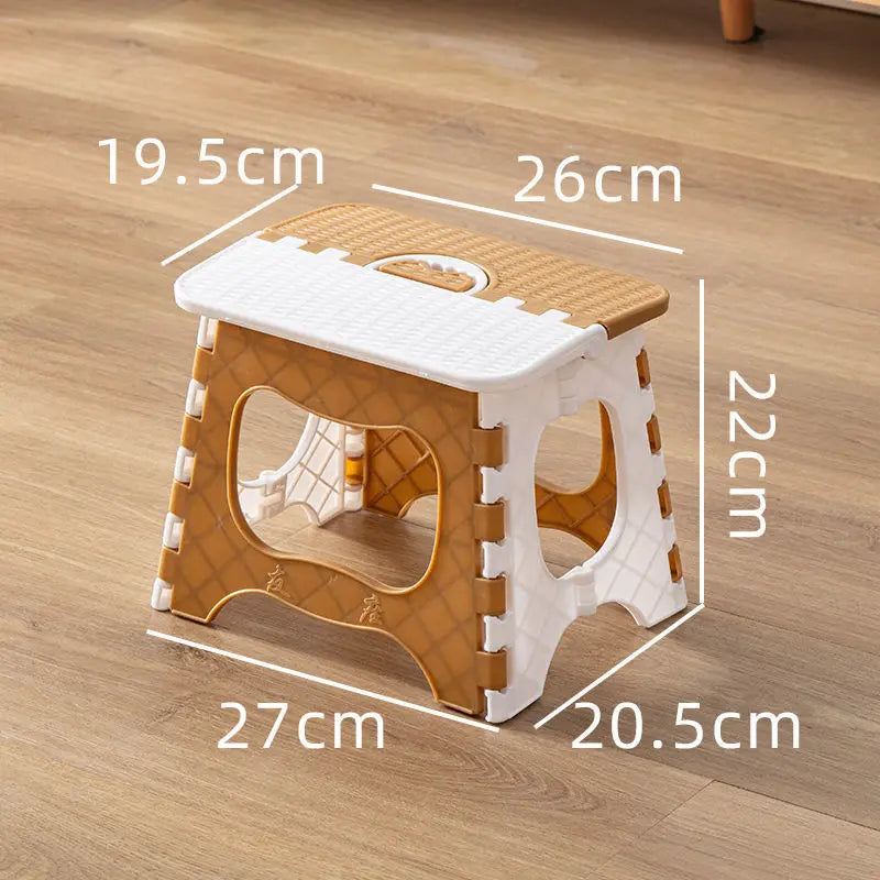Thickened Plastic Folding Furniture Stool Portable Mini Outdoor