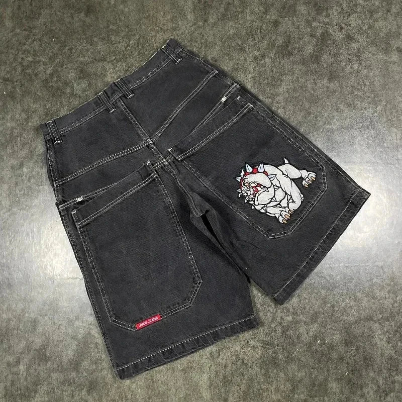Streetwear JNCO Shorts Y2K New Harajuku Dice 7
