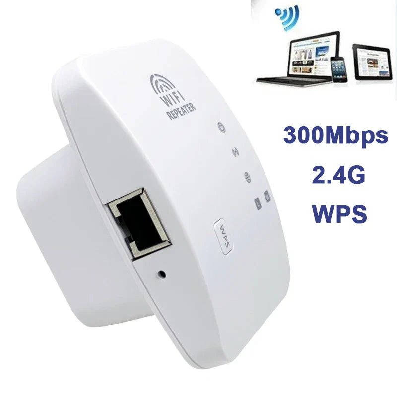 JCKEL Wireless WiFi Repeater WiFi Extender 300Mbps Router