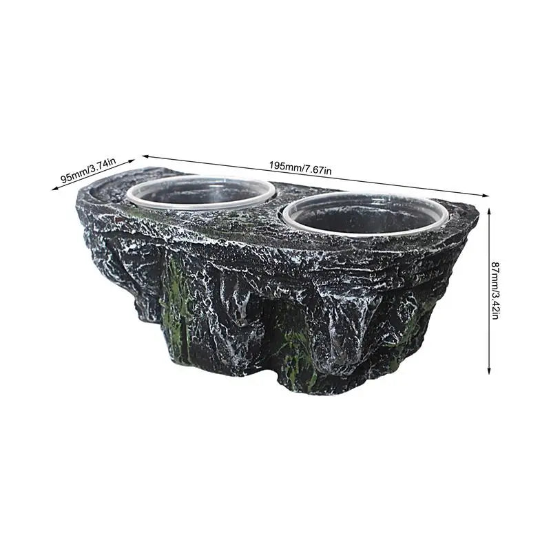 Reptile Food And Water Feeder Reptile Food Dish