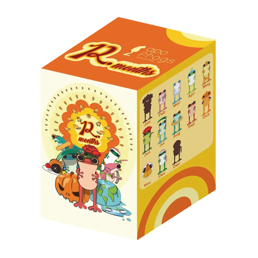 Twelvedot Apo Frogs Blind Box 12 Months Figurine