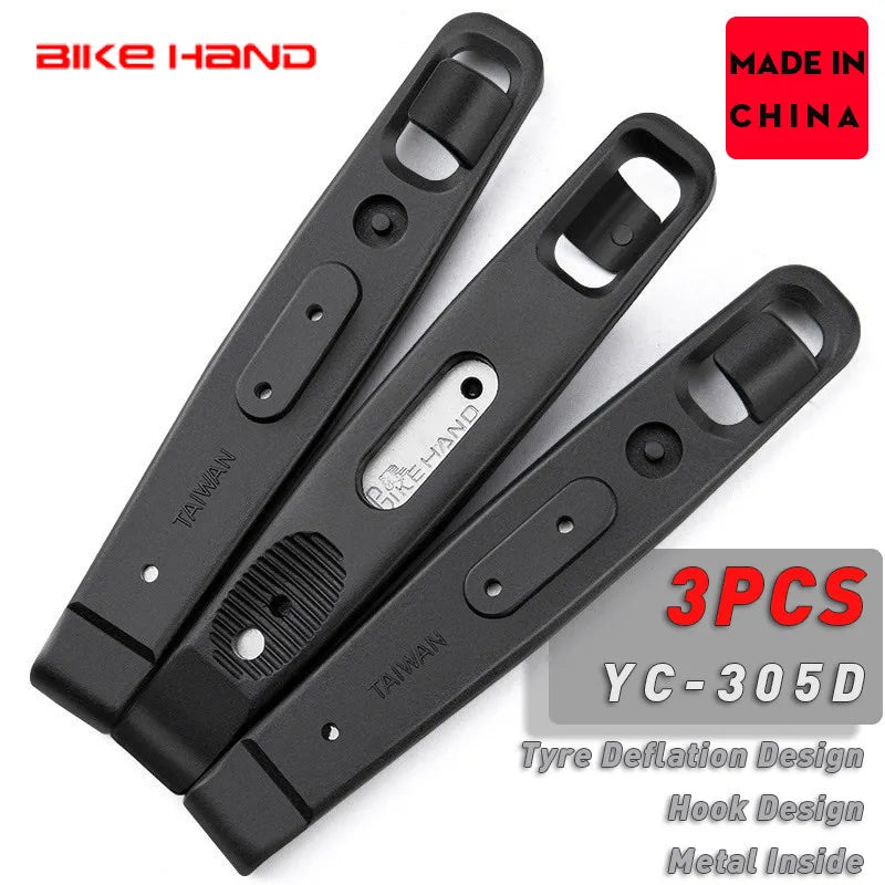 BIKE HAND 3 PCS Tire Lever Steel Core