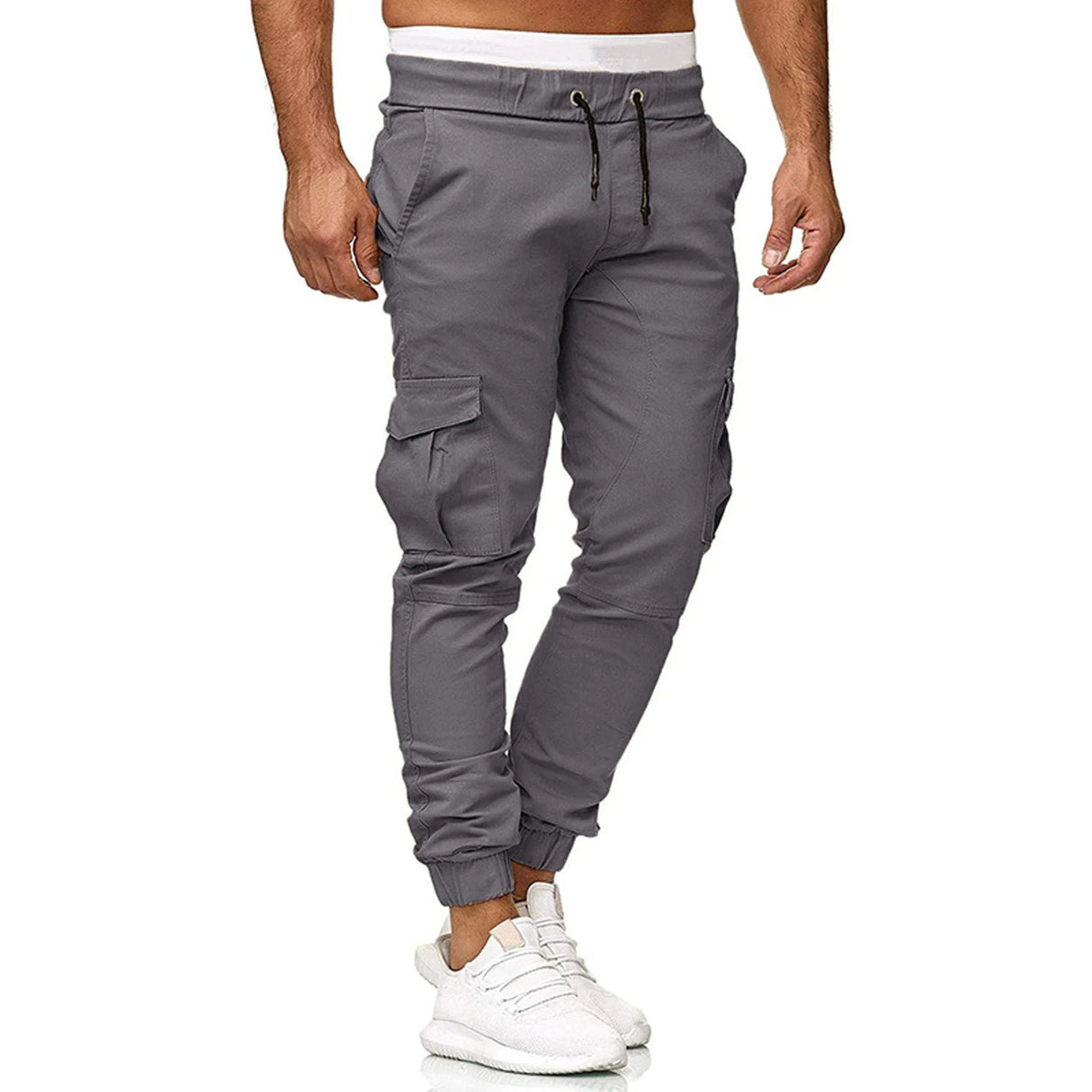 Cargo Pants Mens Multiple Pocket Sports Jogging Trousers
