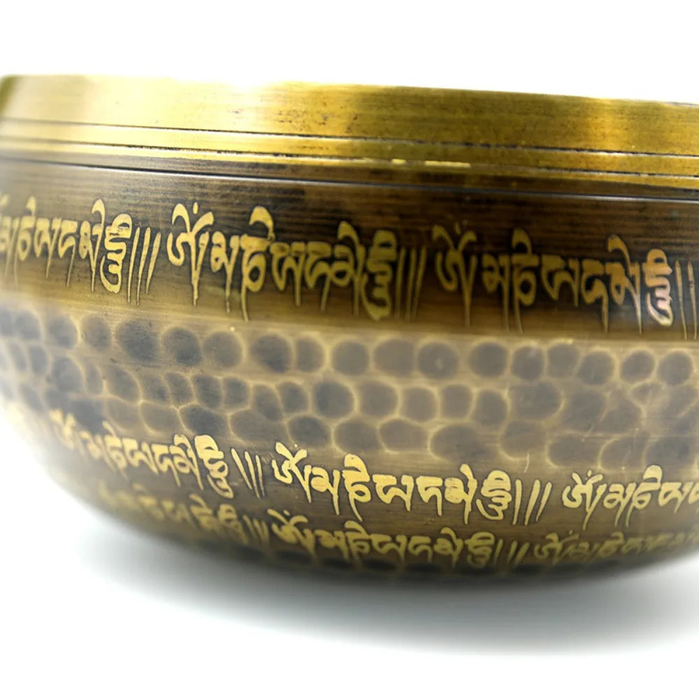 Nepal Handmade Tibetan Bowls Large Brass Singing Bowl