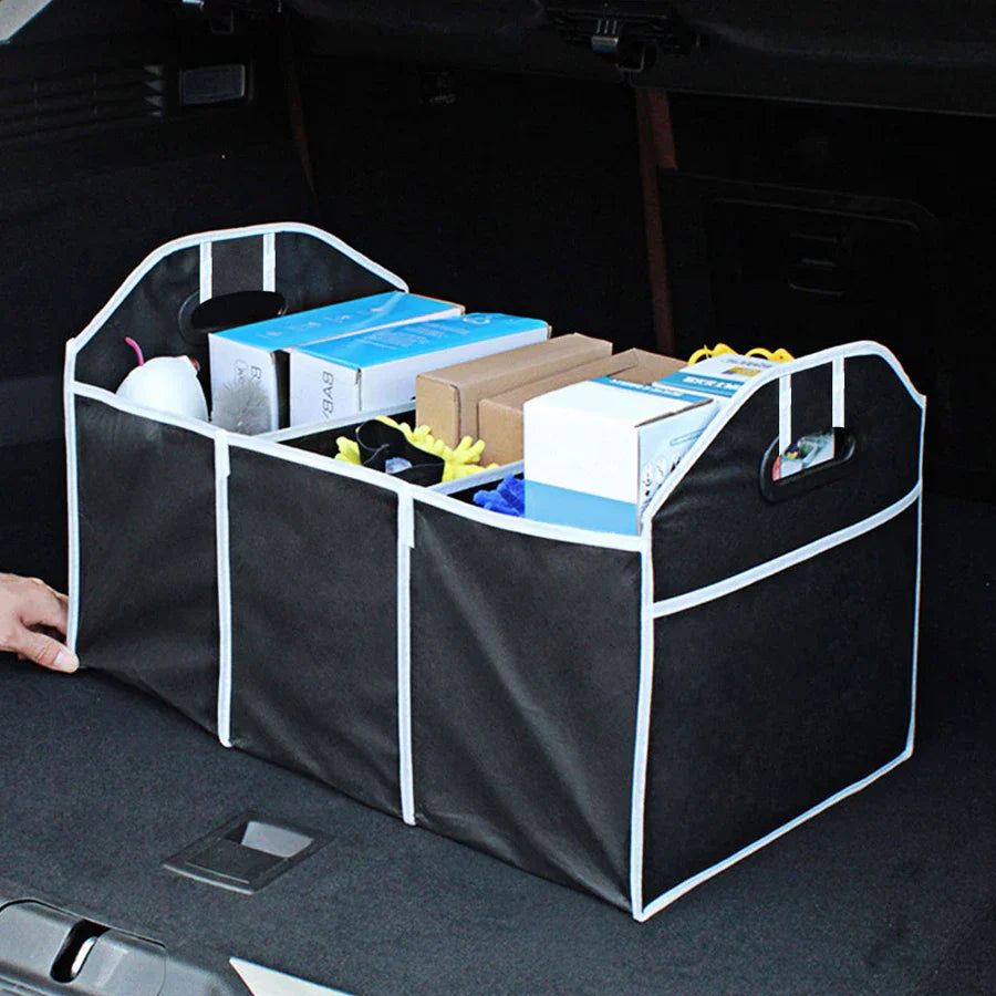 Car Multi-Pocket Trunk Organizer Large Capacity Folding Storage