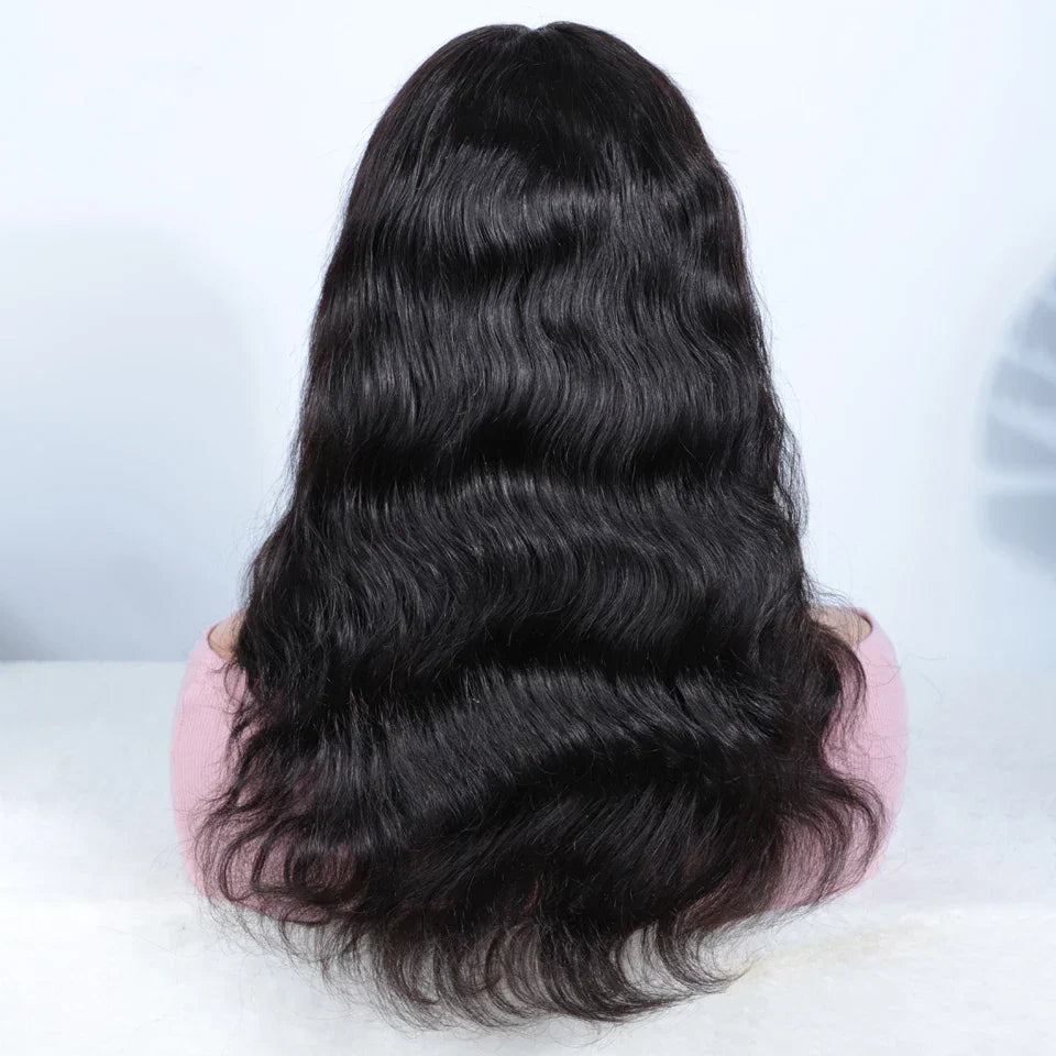 180D 18inch Body Wave Human Hair Wigs Natural