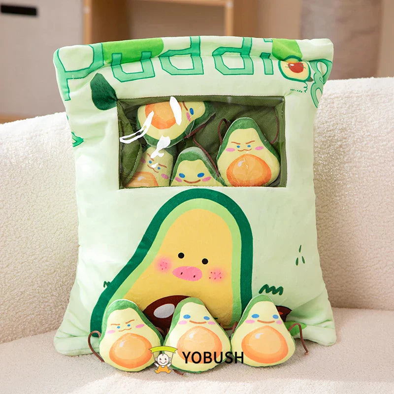 Cartoon Ramen Puff Cookie Bag Bubble Tea Plush