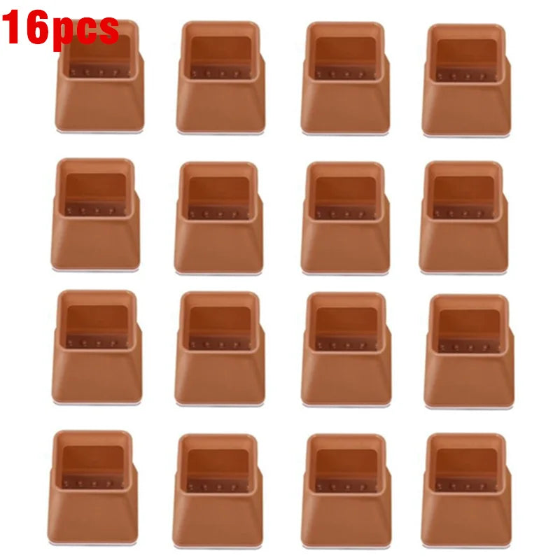 Upgraded 8/16pcs Furniture Silicone Protection Cover with Felt