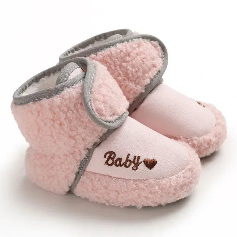 Warm Infant Toddler Crib Snow Boots Soft Comfortable