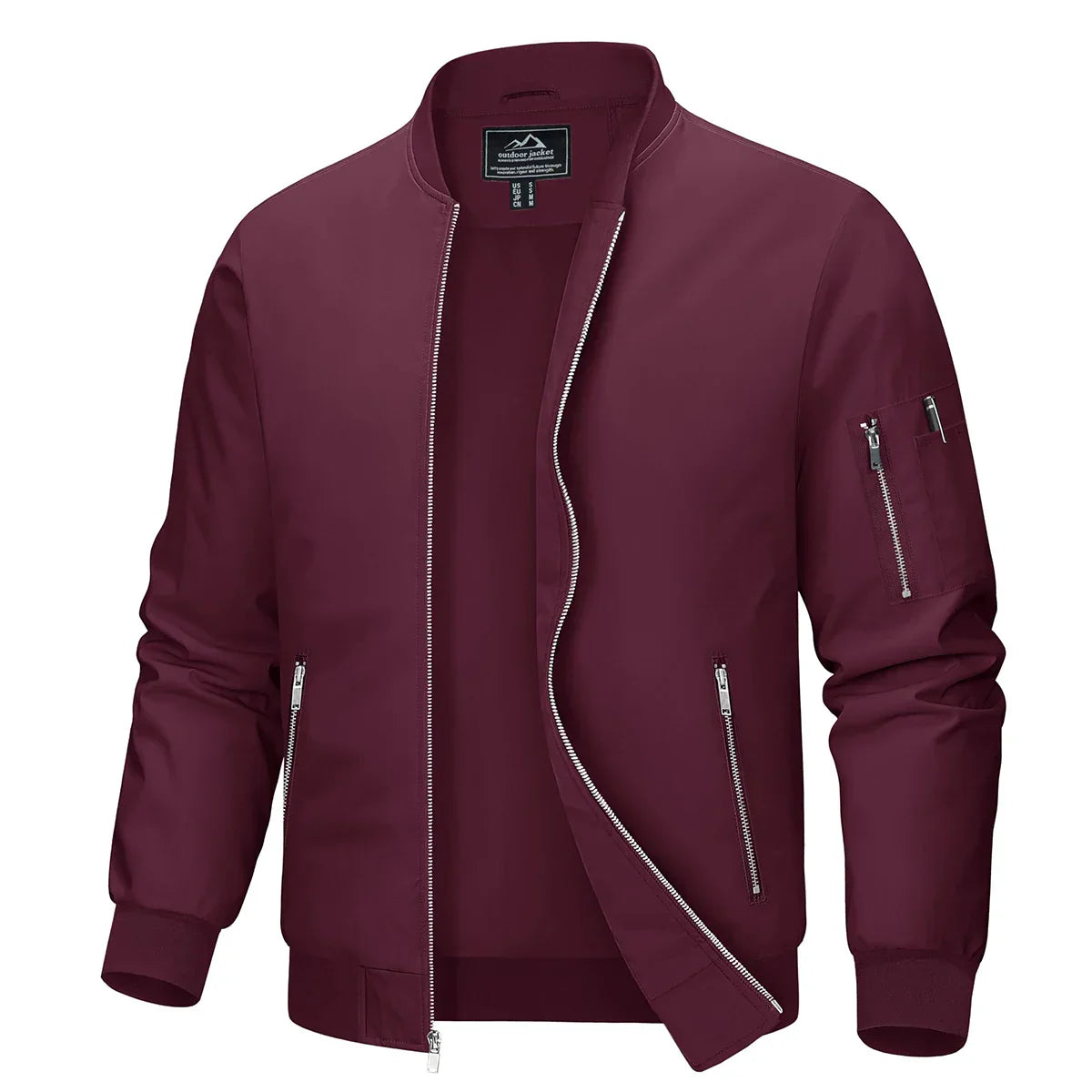 MAGCOMSEN Men's Lightweight Casual Jackets Spring Autumn Windbreaker