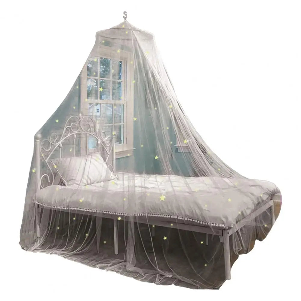 Bedcover Curtain Fluorescent Stars Design 2 Sizes Protection
