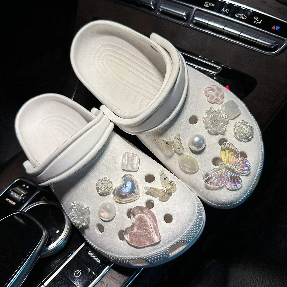 Shoe Charms for Croc Accessories Artificial Crystal Shoe