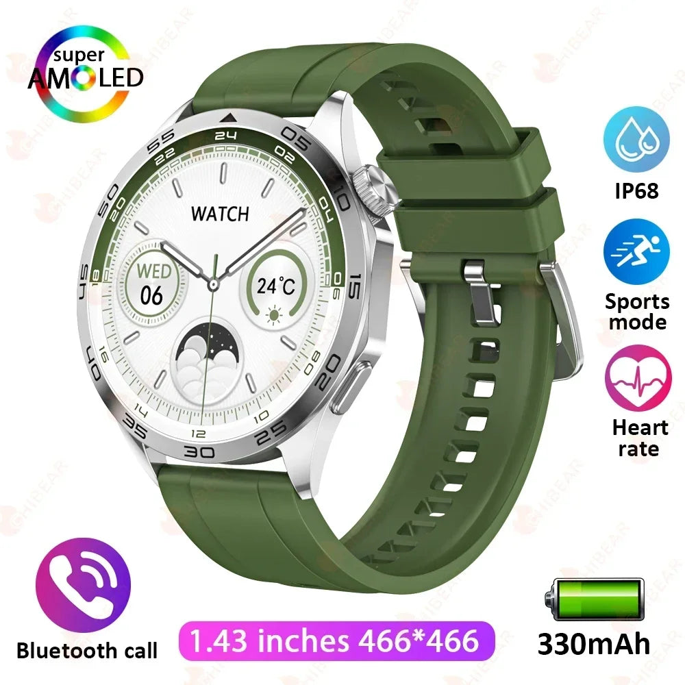 New WATCH GT 4 Smart Watch Men GPS
