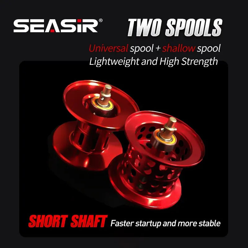 Seasir Mansory Baitcasting Fishing Reel 146g Ultralight Carbon