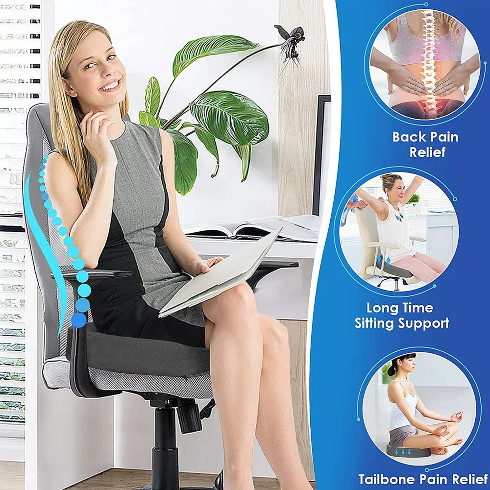 Seat Cushions for Office Chairs,Memory Foam Coccyx Cushion