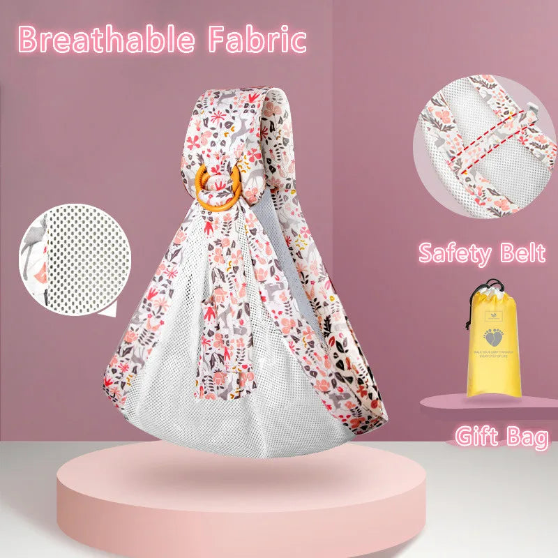 Cotton Wrap Sling Baby Carries Newborn Safety Ring
