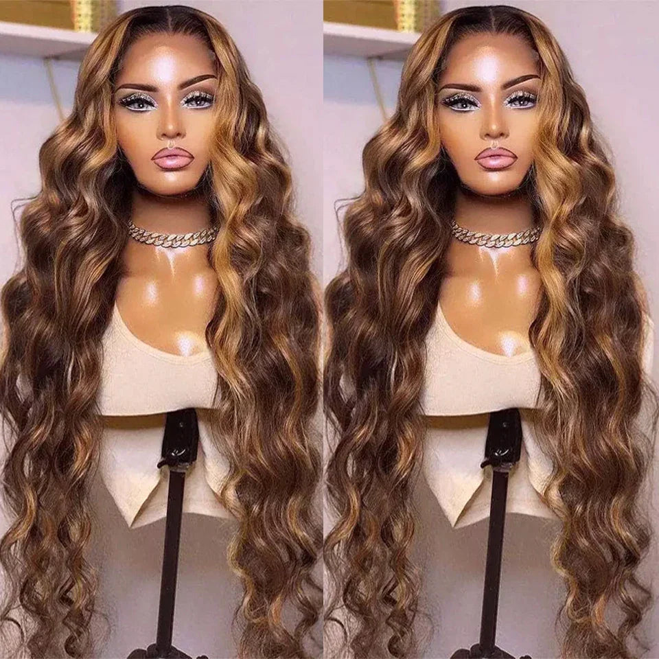 30 Inch Transparent 13x4 Lace Front Human Hair