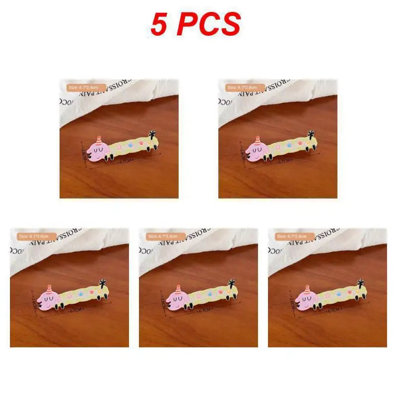 1~5PCS Side Clip Eye-catching Wild Popular Lovely Fashionable