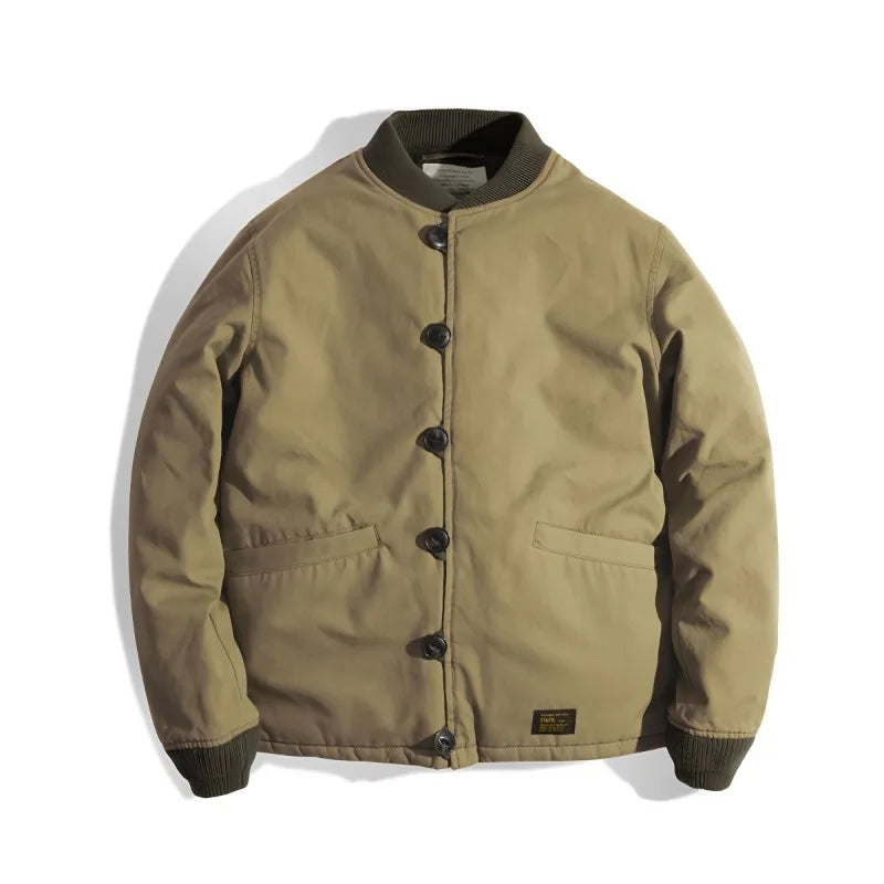 Men's Parkas New Warm Cotton Coat Jacket Thickened