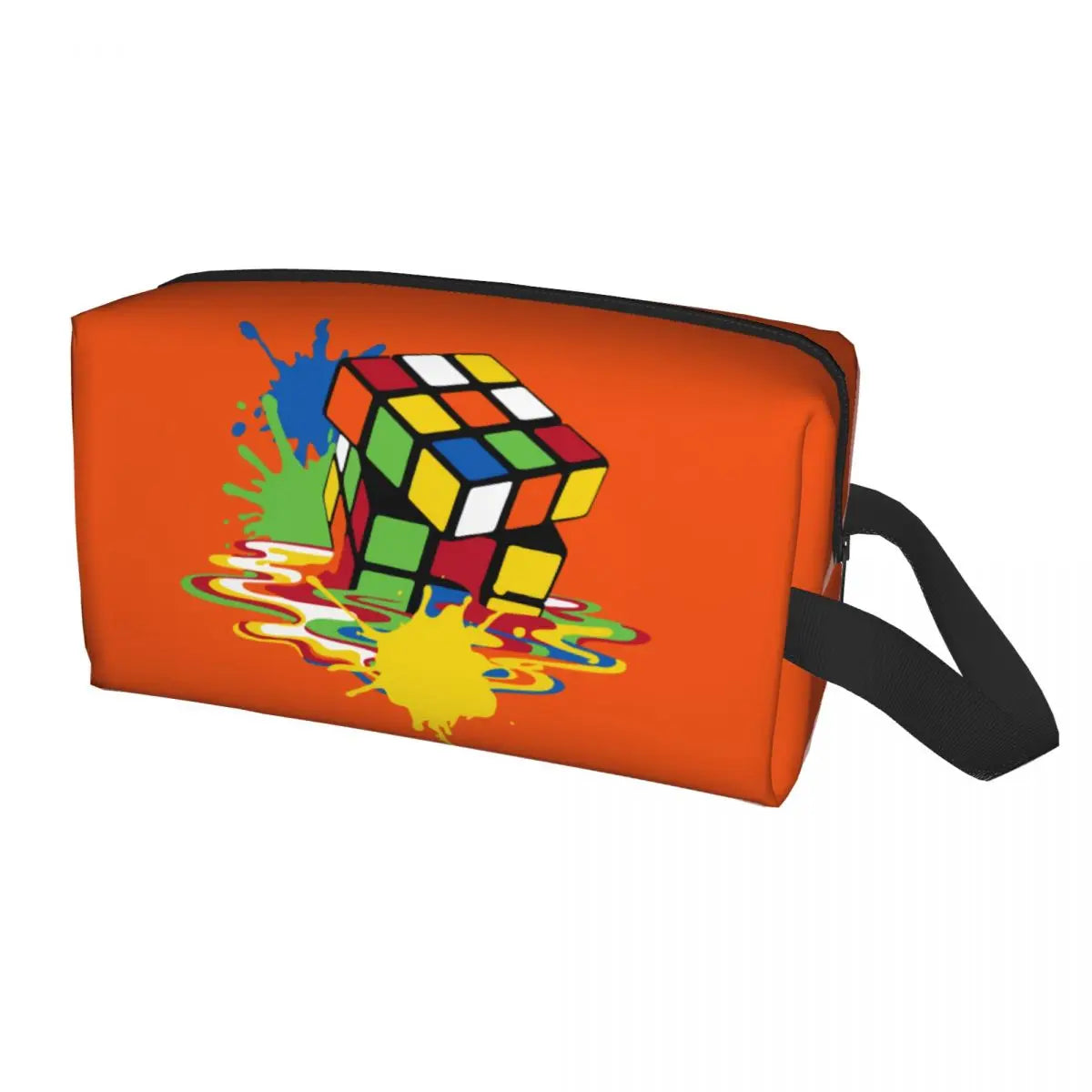 Math Rubik Rubix Cube Caps Cosmetic Bag Women