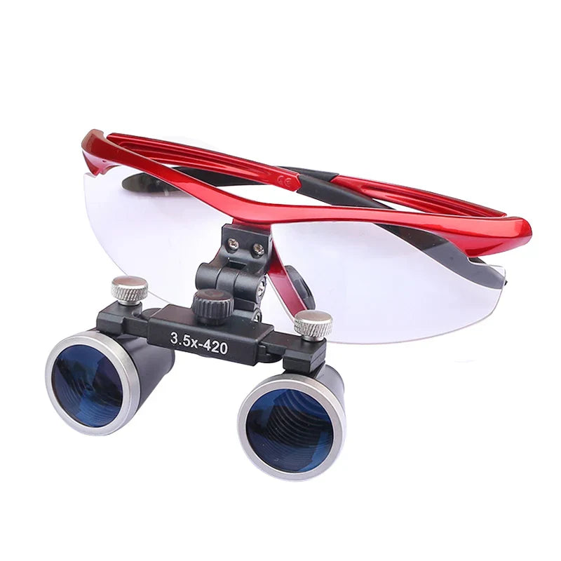 Head Wearing Dental Loupe Ultralight Binocular Magnifier Dentist
