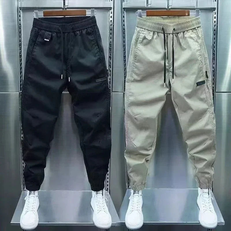 Cotton Joggers Cargo Pants Men Streetwear Hip Hop