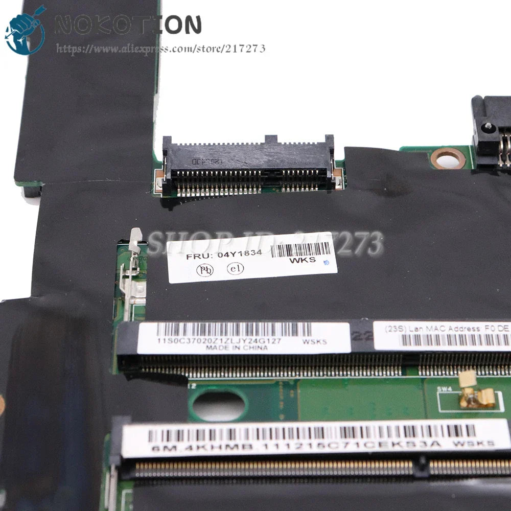 NOKOTION For Lenovo ThinkPad X220 X220I Laptop Motherboard