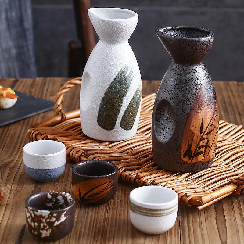 Set Sake Cup Set Home Bar Equipment Home