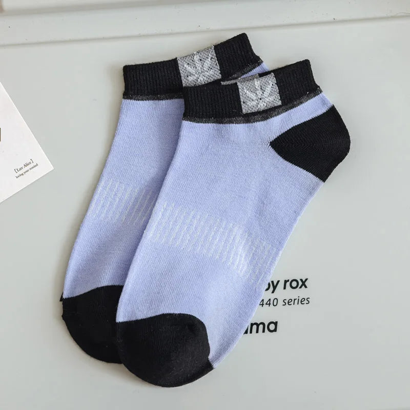 10Pairs Men's Spring Summer Sports Thin Socks Breathable