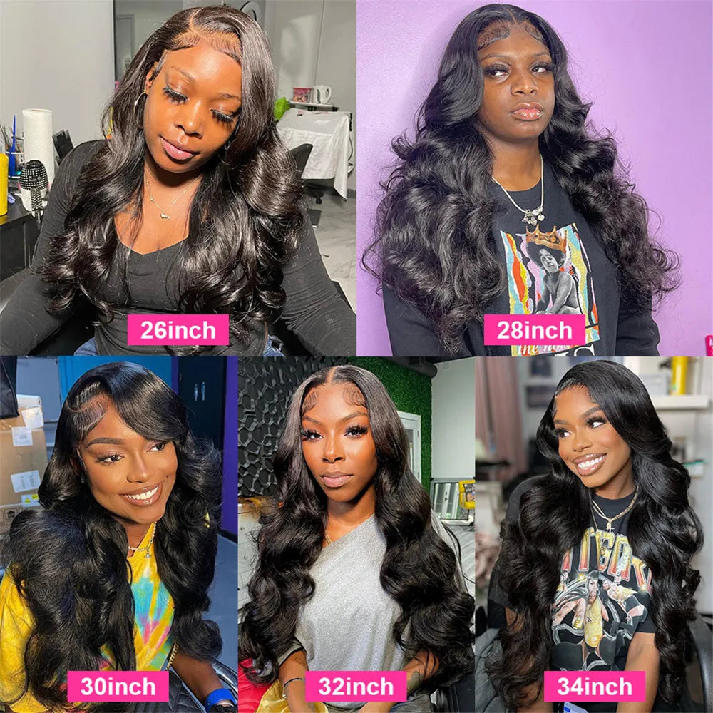 30inch 13x4 Body Wave Lace Front Wig Human