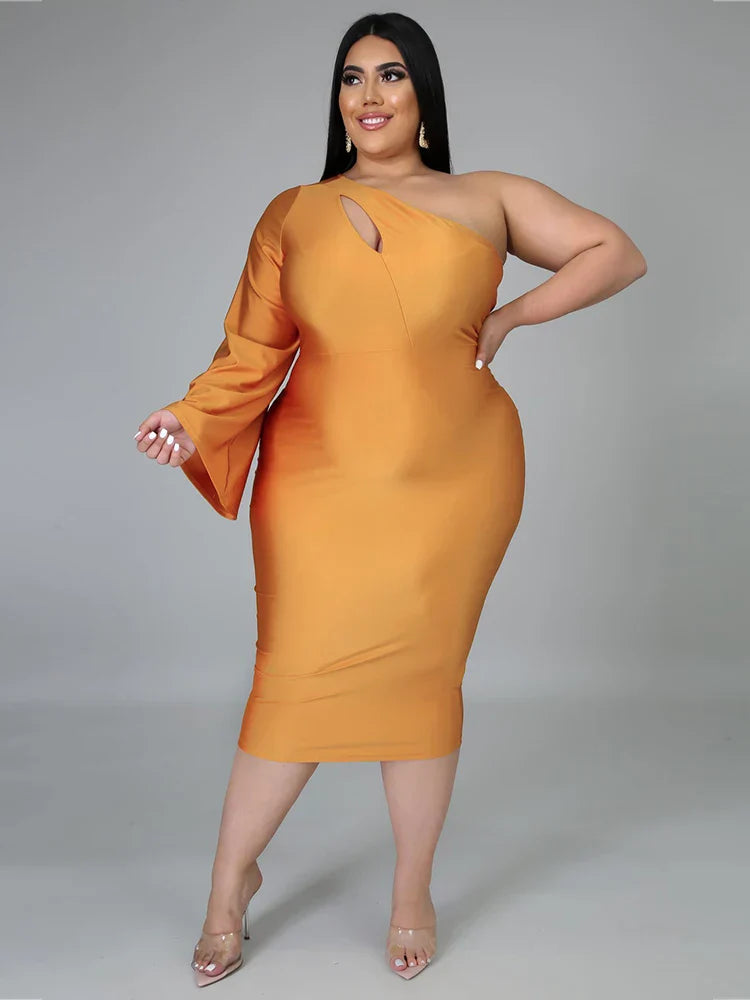Sexy Dress Women Plus Size Party Elegant One