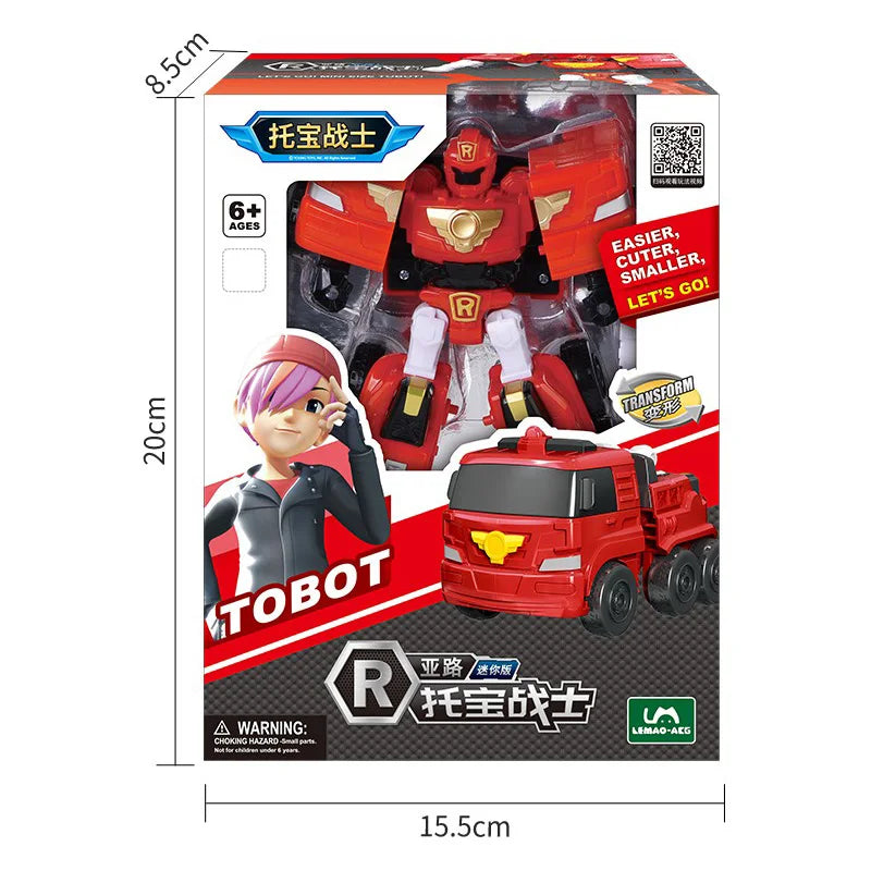 Mini Tobot Transformation Robot Toys Korea Cartoon Brothers