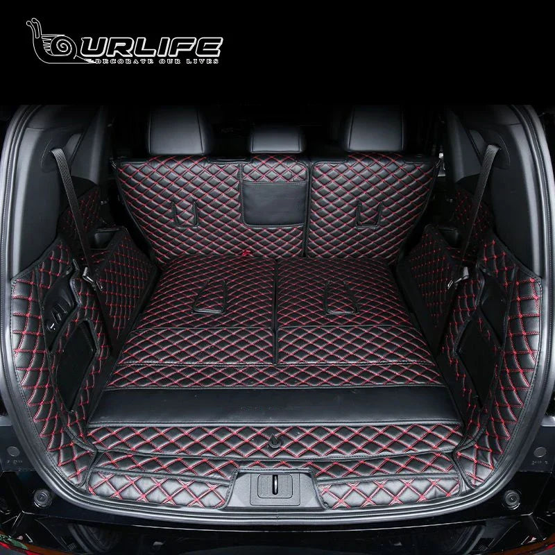 For GAC Trumpchi GS8 2021 2022 2023 2024 Accessories Car Boot Mat Rear Trunk Liner Cargo Leather Tray Protector Accessories Mats