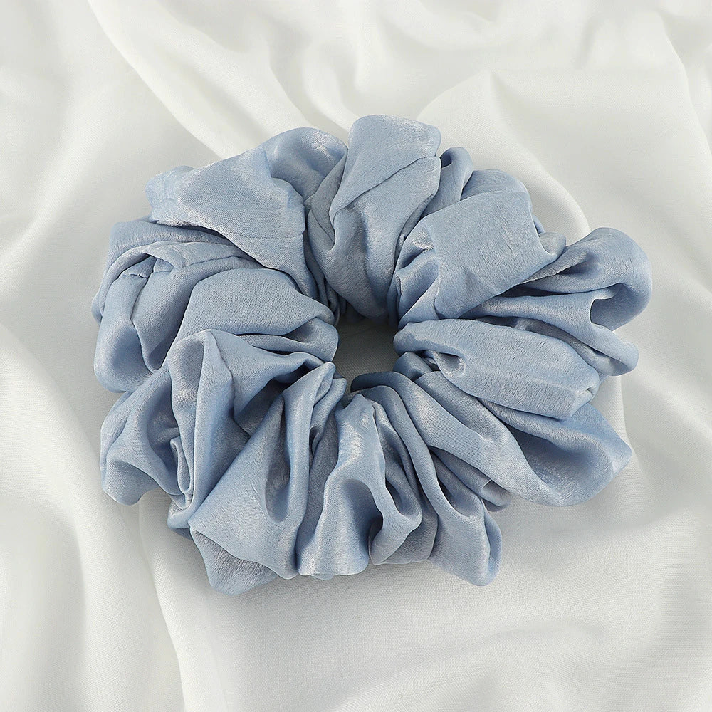 Big Size Shiny Chiffon Scrunchies for Muslim Women