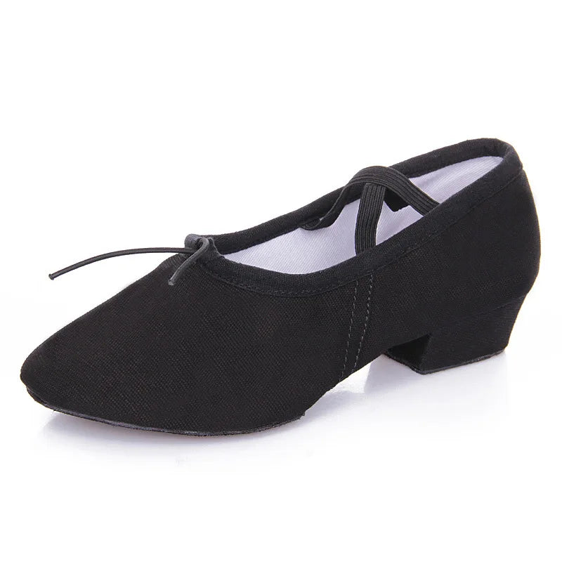 WomanLatin Dance Shoes for Girls Ladies Practise Teachers